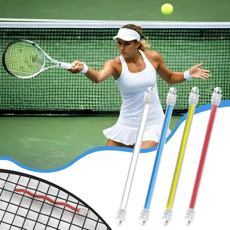 

Tennis Racket Dampener Vibration Tennis Racquet Dampeners 4X Replacement Parts Flexible Silicone Supplies Accessories For