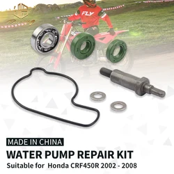 JSRAOIMG Engine Water Pump Shaft Bearing Seal Gasket Repair Kit For Honda CRF450R  CRF 450 R 2002 2003 2004 2005 2006 2007 2008