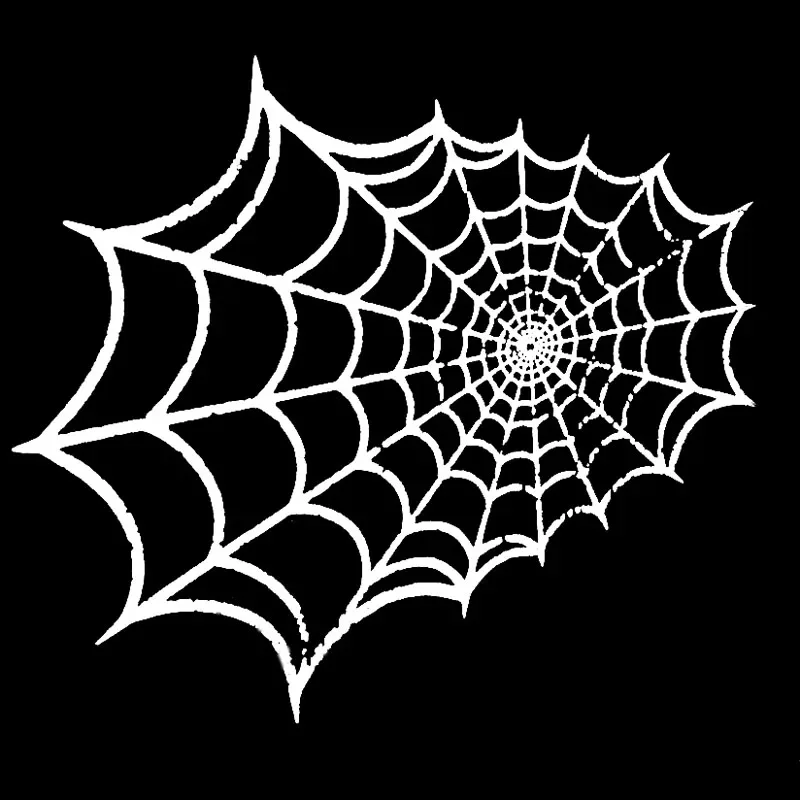 20CM Cartoon Personality SPIDER WEB Car Accessories Stickers Sticker Exterior Parts Cute, Cover Scratches Decoration Products