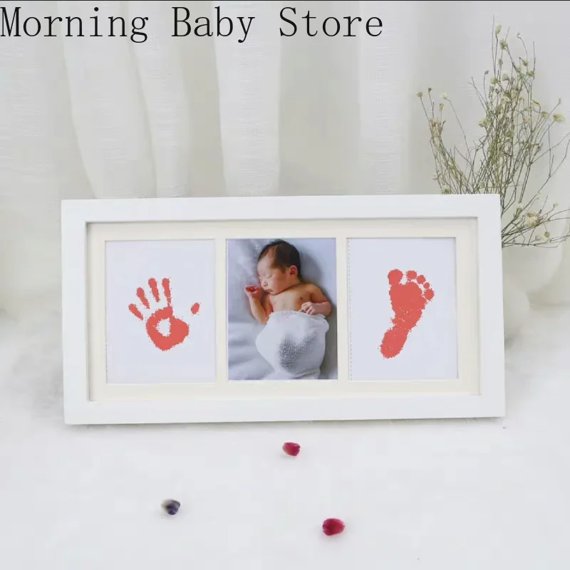 DIY Newborn Hand and Foot Print Ink Infant Baby Handprint Footprint Photo Frame Newborn Photography Baby Stuff Baby Birth Gift