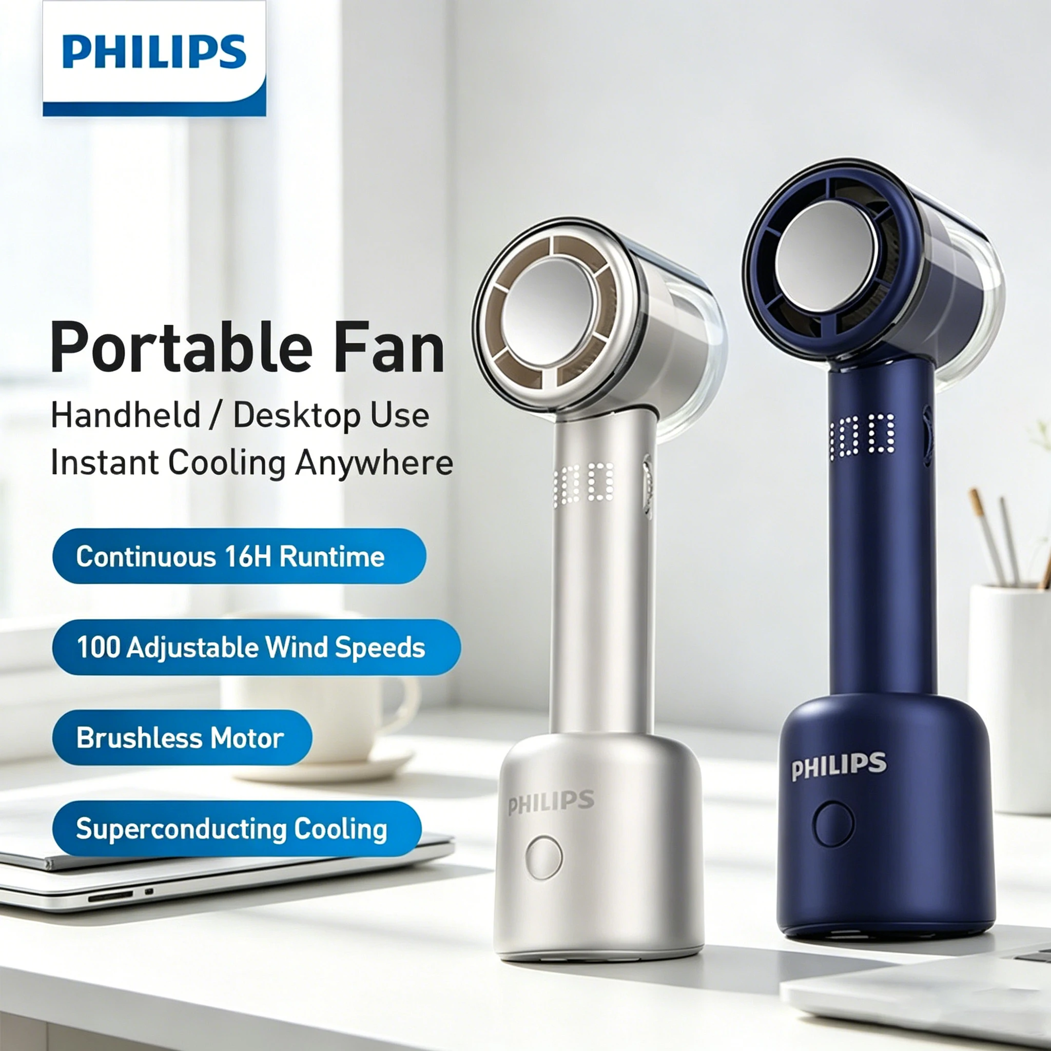 ventilador-de-mano-philips-acr3246pf-3-en-1-62m-s-100-velocidades-3000mah-20h-usb-tipo-c-portatil-con-refrigeracion-superconductora