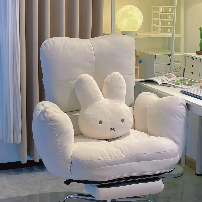 Miffy-almohada de felpa bonita y Adorable, muñeco de juguete suave, almohada de tela para sofá para dormir, regalo perfecto para niñas en su cumpleaños