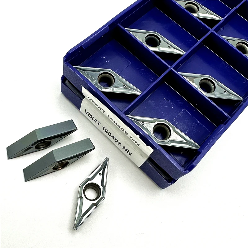 VBMT160404 VBMT160408 NN LT10 External Turning Tool high quality   Carbide Insert For Steel processing Metal Cutting lathe tools