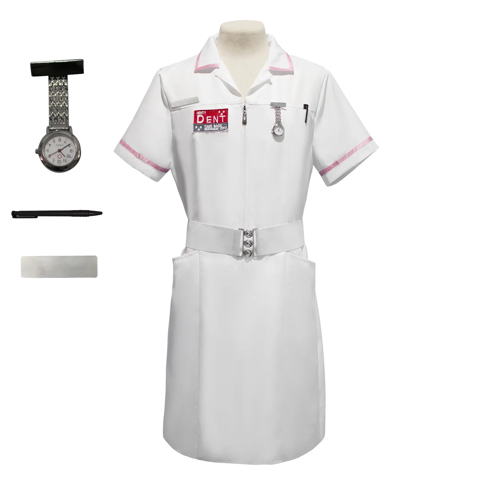 

Forrest Gump Clown Nurse Uniform Cosplay Cosplay Uniform Performance Costume Set Halloween