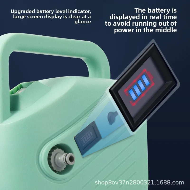 Rechargeable Portable Water Transfer Pump, Multi‑use Tool for Vegetable Irrigation, Flower Watering & Car Washing