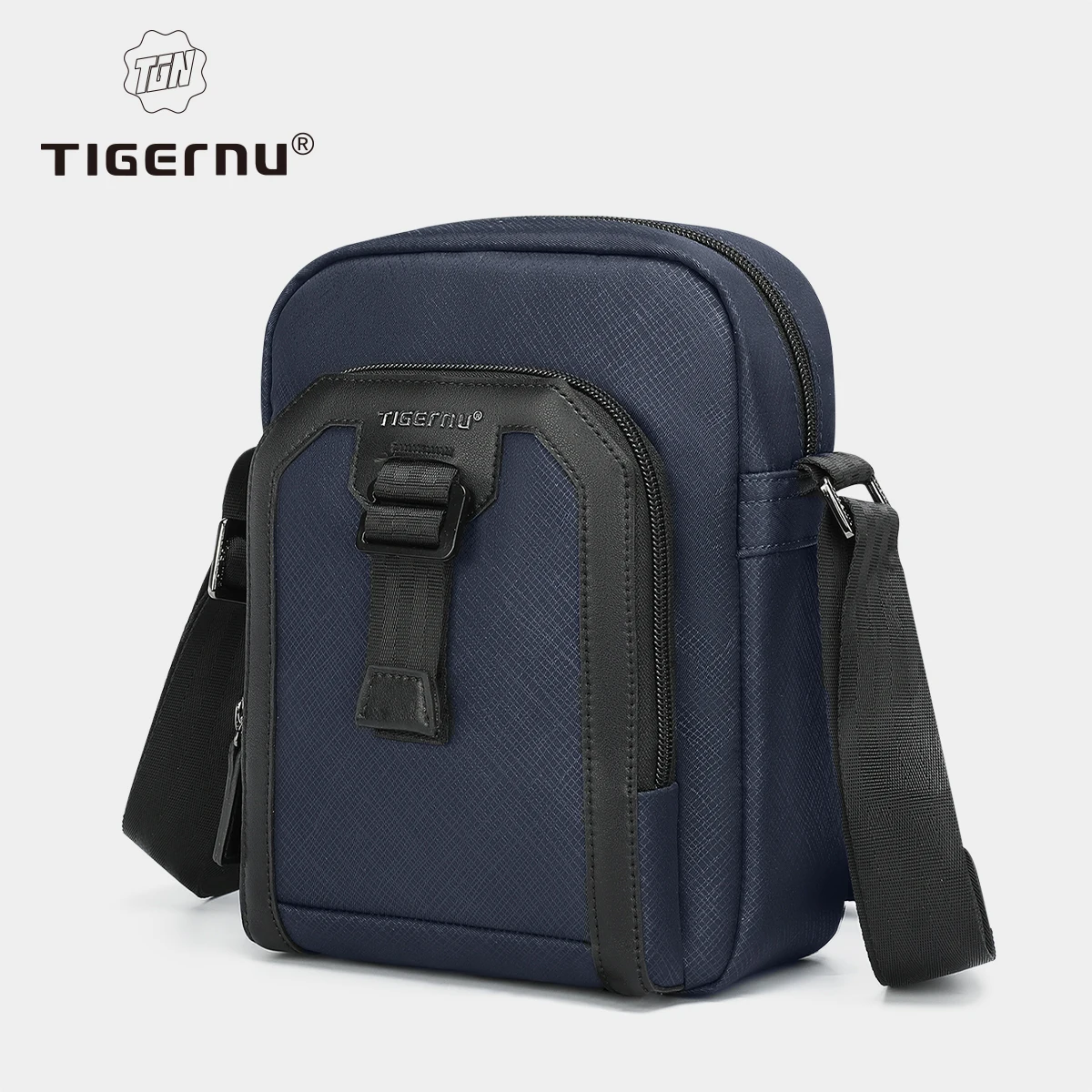 Torby męskie Tigernu, torby Oxford męskie, wodoodporna torba na ramię, torba na iPad Mini 7.9 cala, torba podróżna męska, torby crossbody, seria Elite
