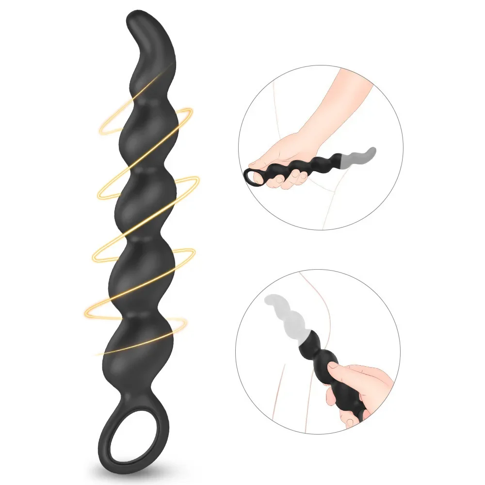 لينة سيليكون الشرج كرات بعقب المكونات المهبل الخرز اختراق الشرج التدريب تحفيز الجنس لعب للكبار مثير متجر المنتجات المثيرة #2