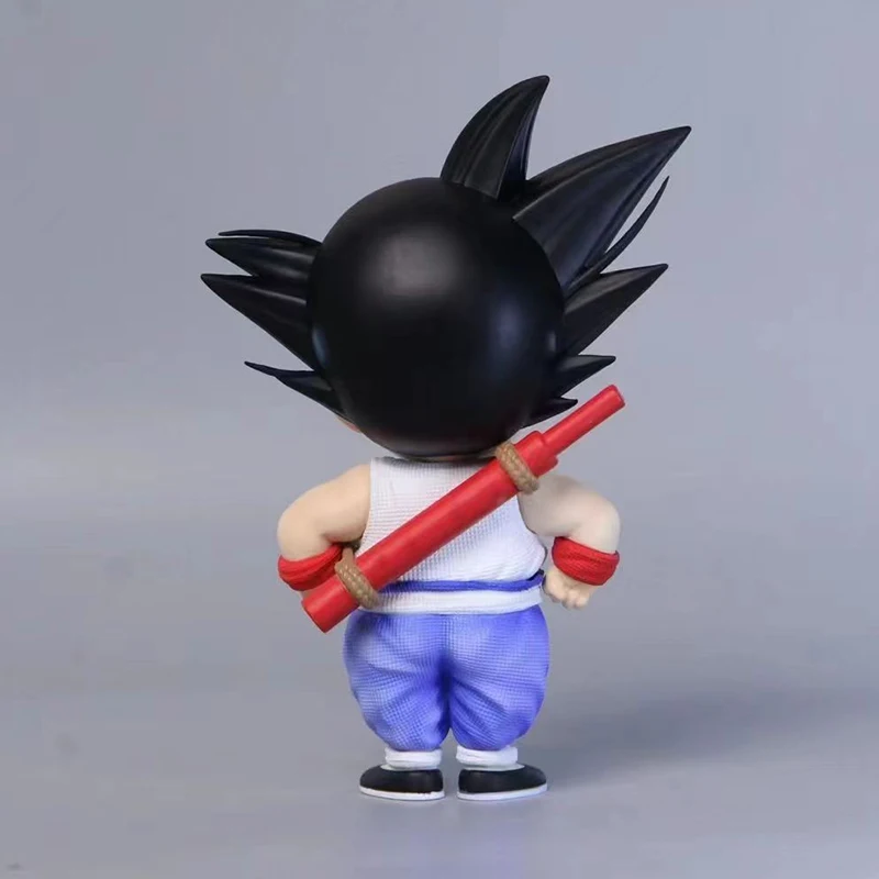 Dragon Ball Son Goku Anime Figuras Krillin Fuguire Infância Modelos Bonitos Estátua de Pvc Enfeites de Mesa Coleção Brinquedos Presente de Aniversário