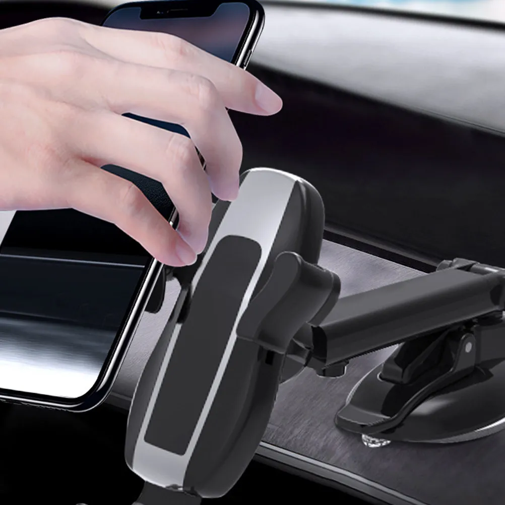 

Universal Car Phone Stand Heavy Duty Adjustable Auto Navigator Bracket for Dashboard Windshield Mount Phone Holder