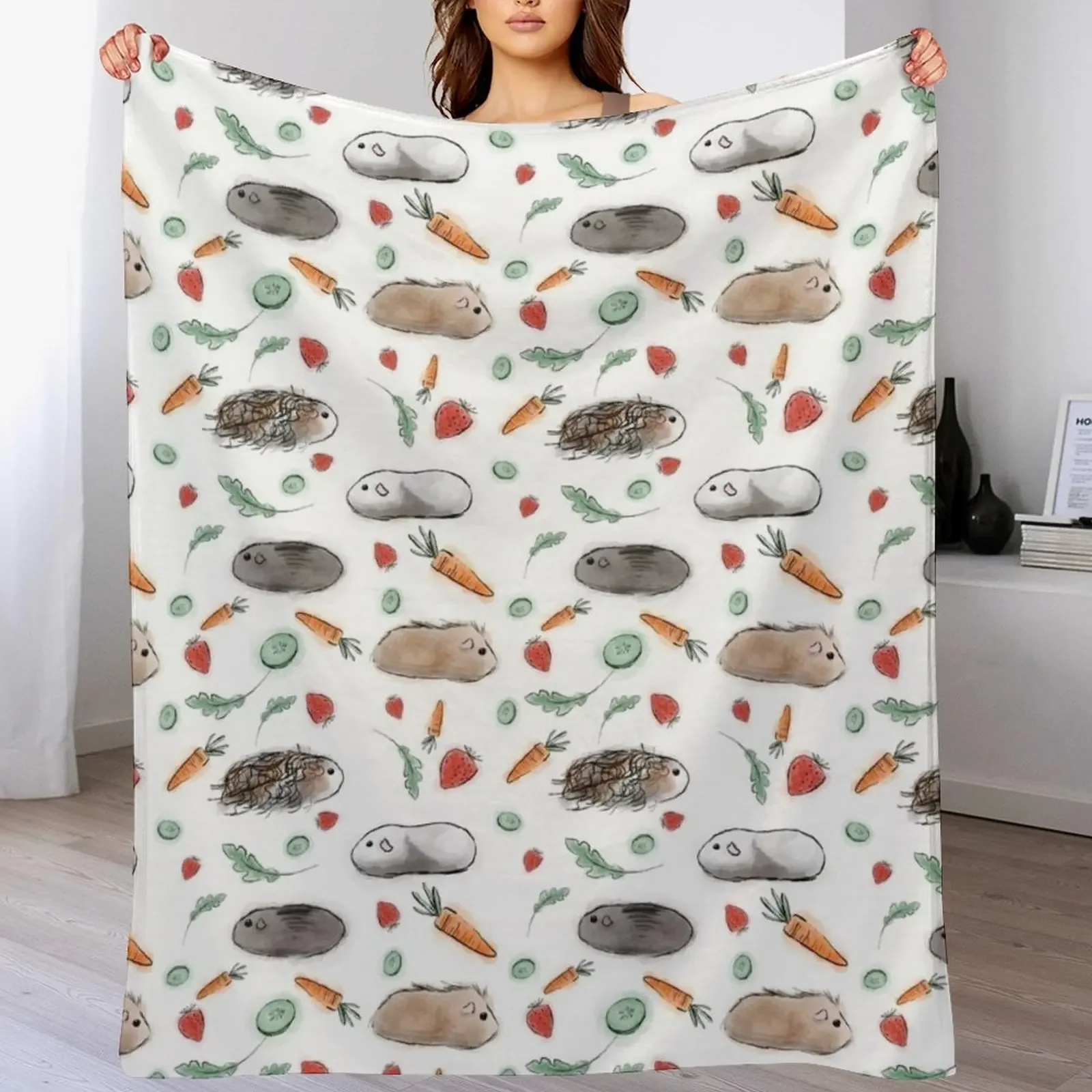 

Guinea Pig Squad Throw Blanket Extra Large Throw Nap Vintage Comforter Blankets