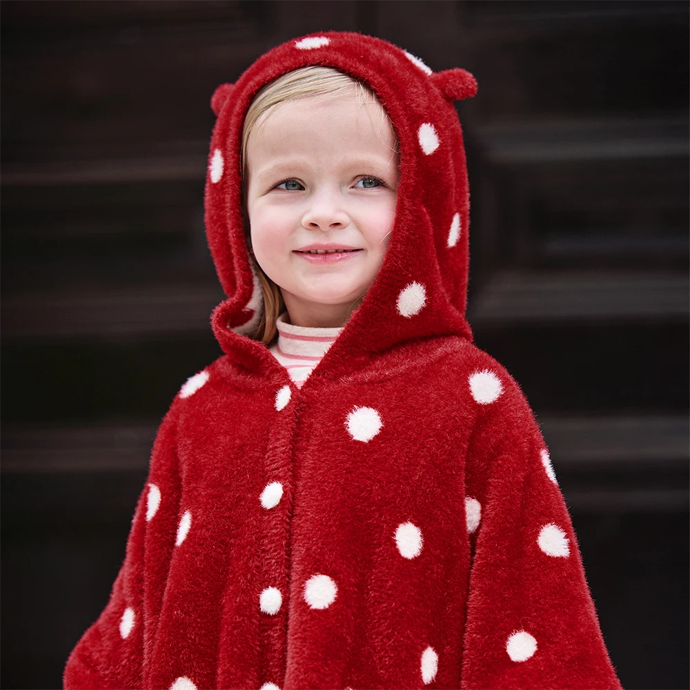 Dave Bella Children's Sweater Cardigan Autumn Winter Casual Gentle Coat Girls Baby Knitted Top Baby Red Shawl Outdoor DB4254217