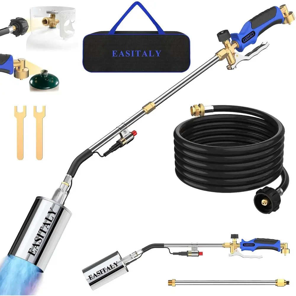 

High Output 35 Propane Torch Kit with 12.5T Hose, Storage Bag, and Multipurpose Uses