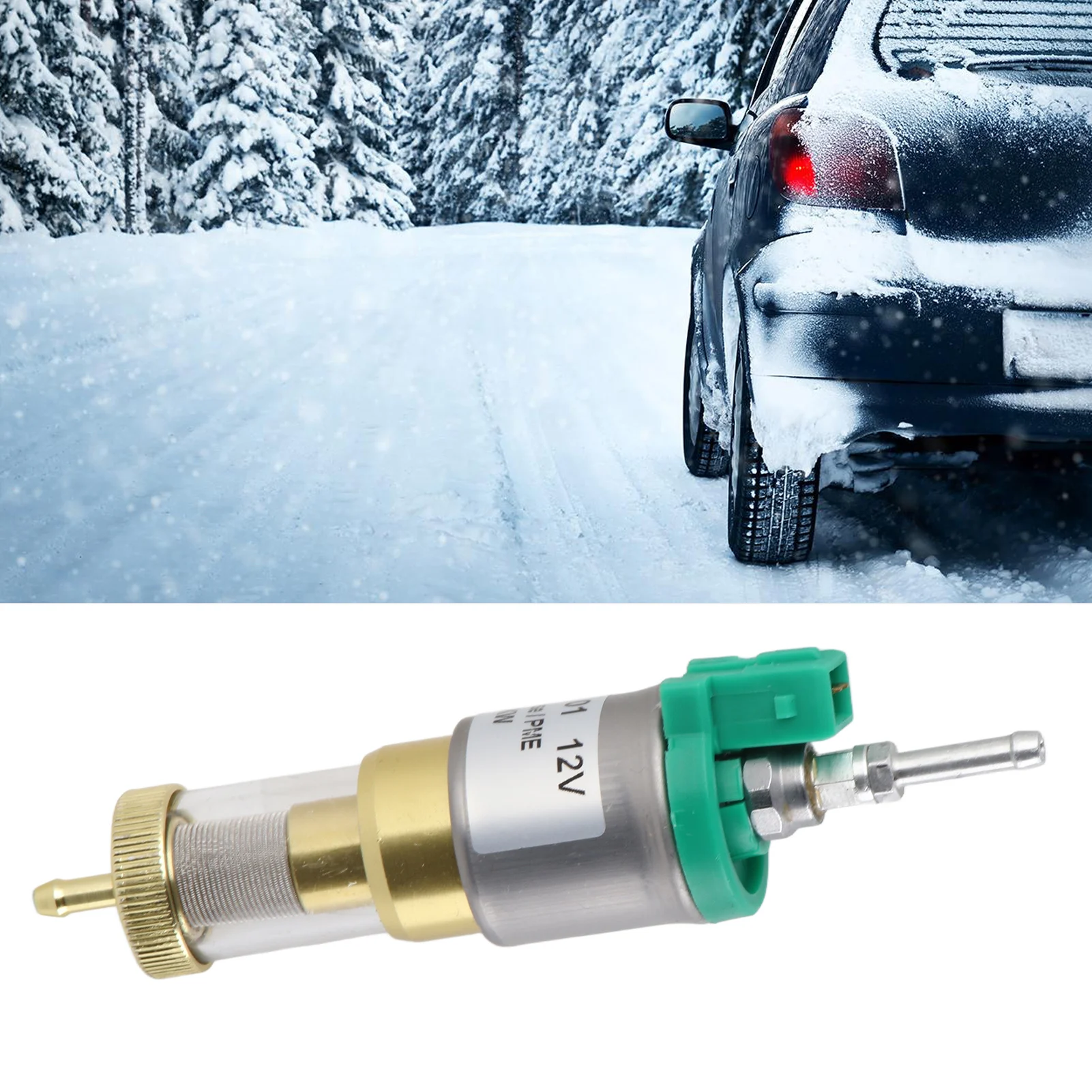 Pompa dozująca paliwo z podgrzewaczem silnika wysokoprężnego o mocy 1 kW do 5 kW 22451901   Wodoodporny dla Eberspacher Airtronic D2 D4 12V