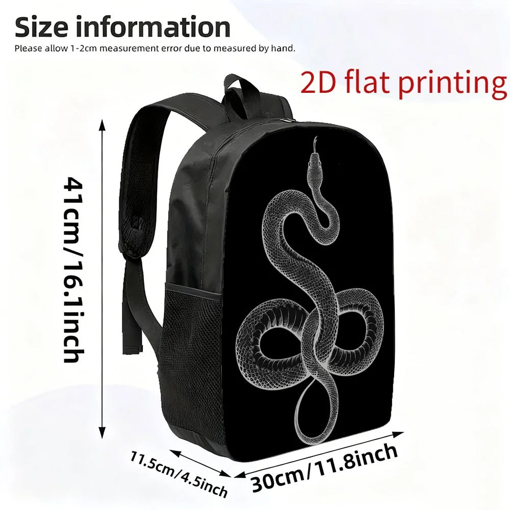 

Рюкзак-змея с текстурированным узором в виде чешуи, легкий и стильный дорожный рюкзак, регулируемый плечевой ремень.