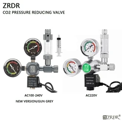 Aquarium DIYCO2 regulator Solenoid Bubble Counter CO2 control system reaction waterproof fish tank CO2 Pressure reducing valve