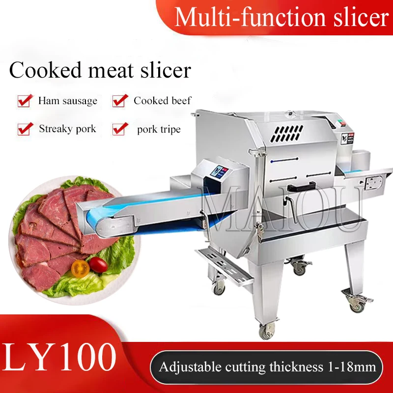 Deli Slicer Cooked Meat Slicing Machine Beef Steak Slice Cutting Machine