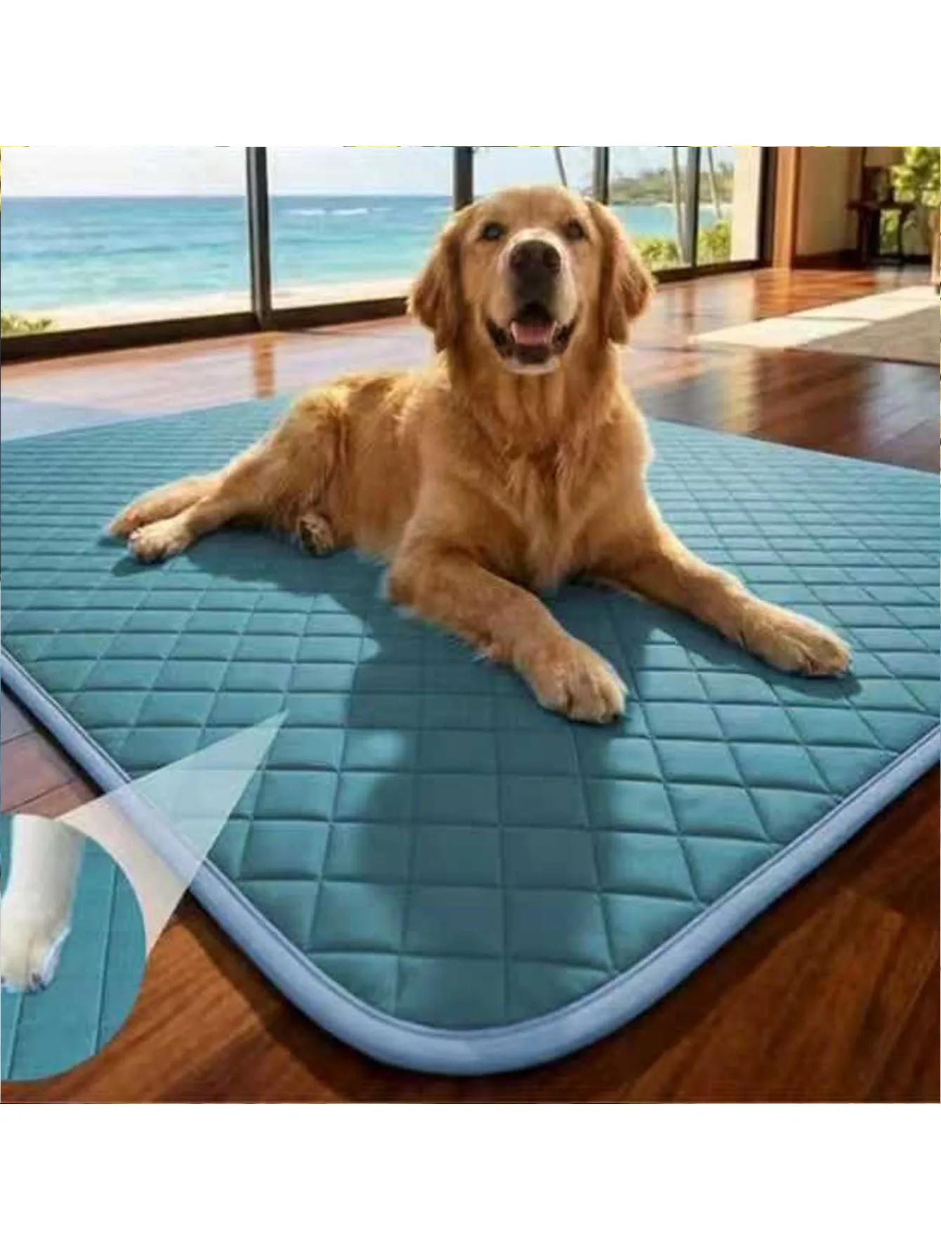 Sommer-Haustier-Kühlmatte Hundebett |   Atmungsaktives Netz-Bett |   Kühlmatte für Katzen und Hunde, geeignet für kleine und große Haustiere, Hundezubehör.