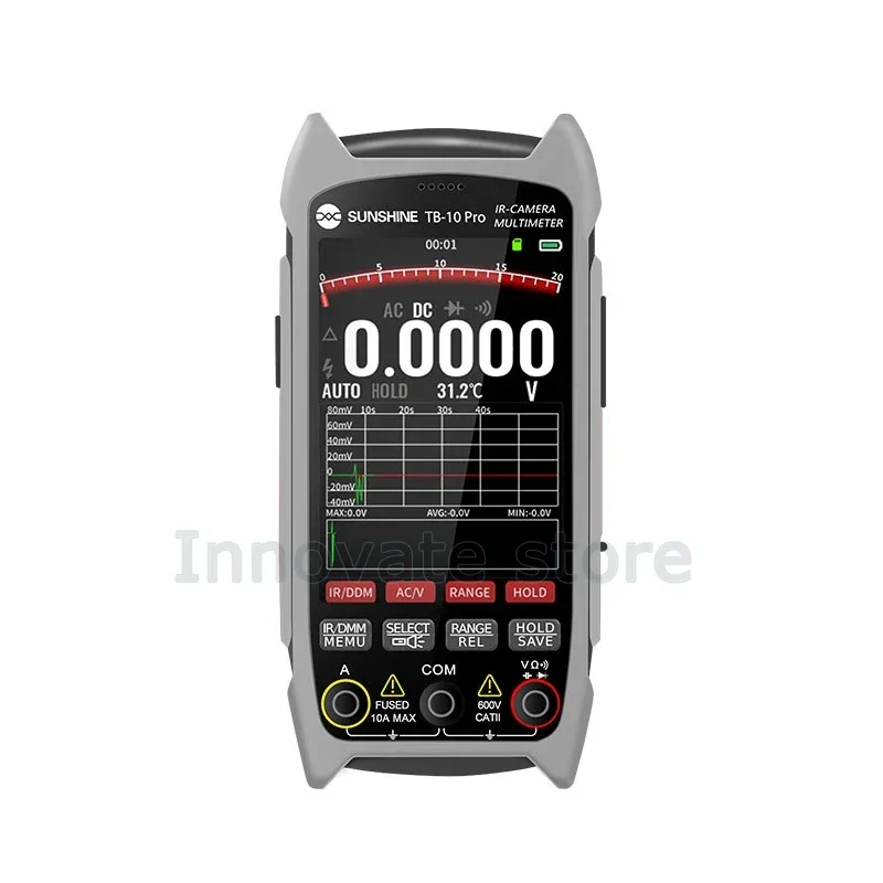 SUNSHINE TB-10 Pro Infrared Thermal Imaging Multimeter HD Resolution Positioning for PCB Motherboard Testing Intelligent Repair
