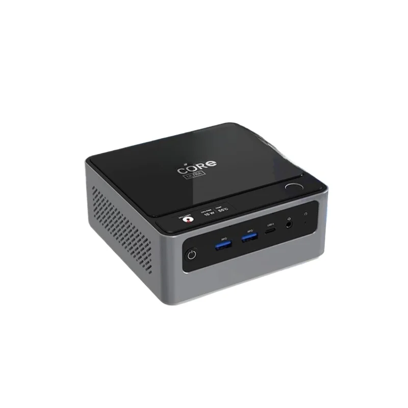 285H mini host Win11 office game AI four-screen mini computer USB4 barebones 155H