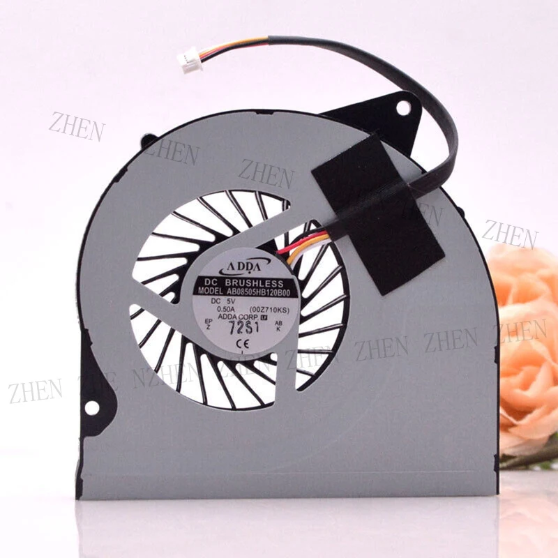 S New for ADDA AB08505HB120B0 DC5V 0.50A 4-Wire Cooling Fan#QW