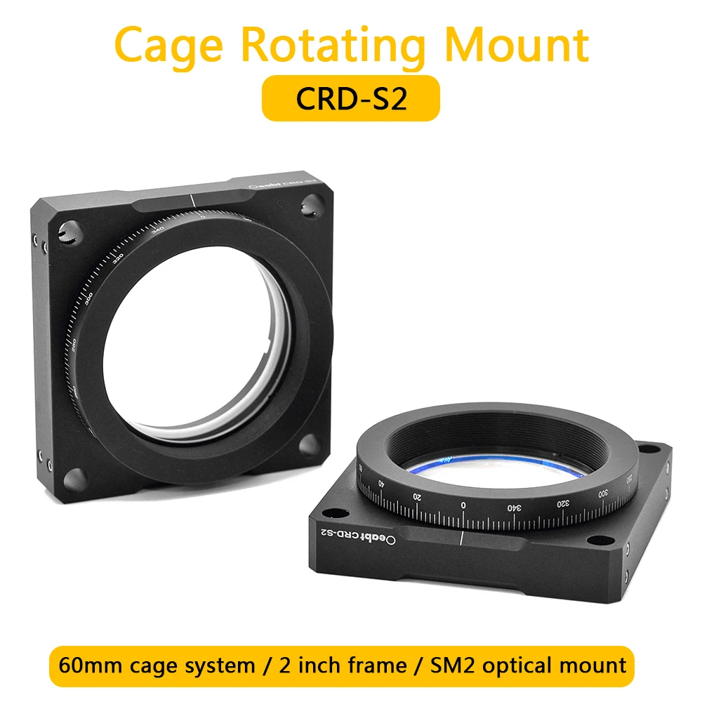 CRD-S2 Cage Swivel Mount 60mm Cage System 2” Mount Sm2 Optical High Precision Mounts Oeabt