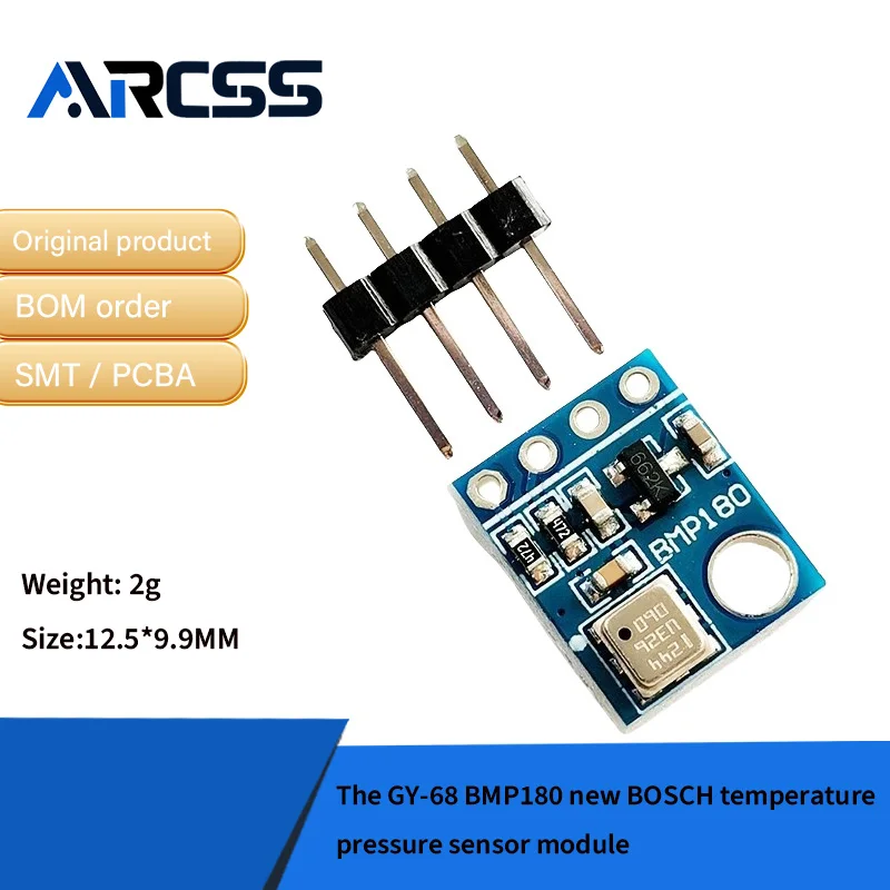 5pcs/ The GY-68 BMP180 new BOSCH temperature/pressure sensor module