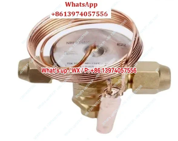 Valvola di espansione per climatizzazione e celle frigorifere, termica, RTE3HC, RTE5HC, RTE10HC, RTET12H, R22, saldatura