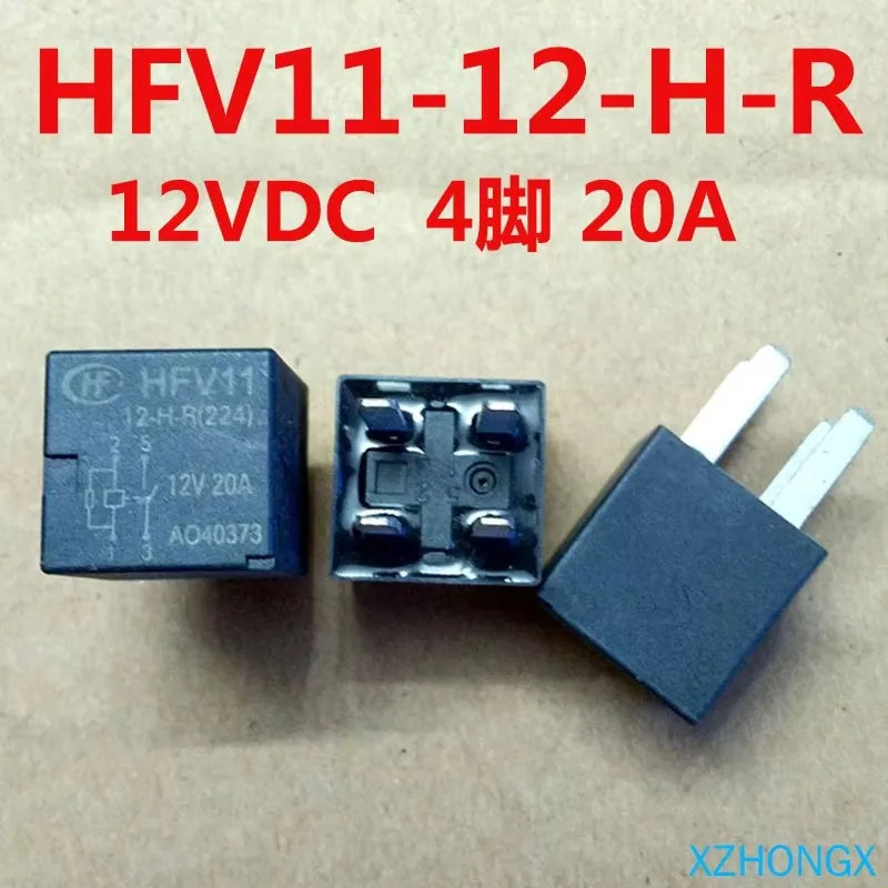 

Hfv11 12-h-r automobile relay 4-pin group normally open 20A