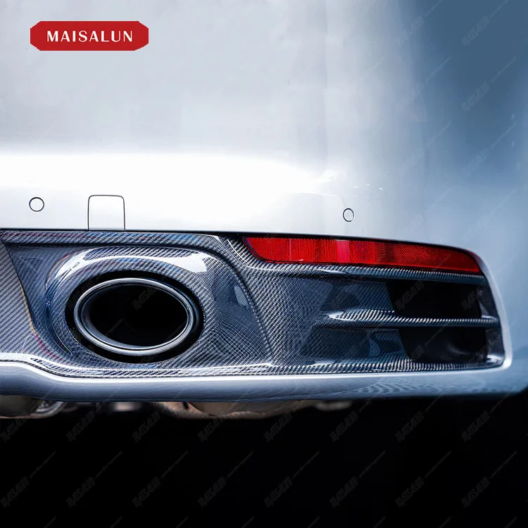 SD Style Carbon Fiber Rear Diffuser Auto Parts for  911 992 Rear Diffuser Car Accessories