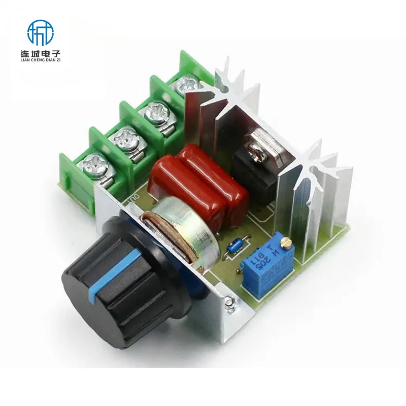 220V 2000W Thyristor Regulator Communication Dimming Motor Speed Thermostat Controller