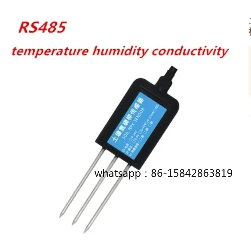 NewRS485 Soil Integrated Sensor, Soil Nitrogen, Phosphorus, Kalium,soil Npk  Temperature and Humidity, Conductivity, PH Sensor