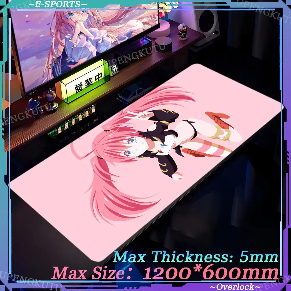 1200X600MM Anime Ergonomic mouse pads Mouse Desktop accessories Game pads Locked edge pad Oversized R_reborn_as_a_Slime