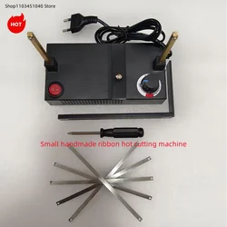 220V EU/US Plug Die-Cut Machine Mini Hot Cutting Machine Manual Electric Heating Styrofoam Cutter for Ribbon Lace Braided Belts
