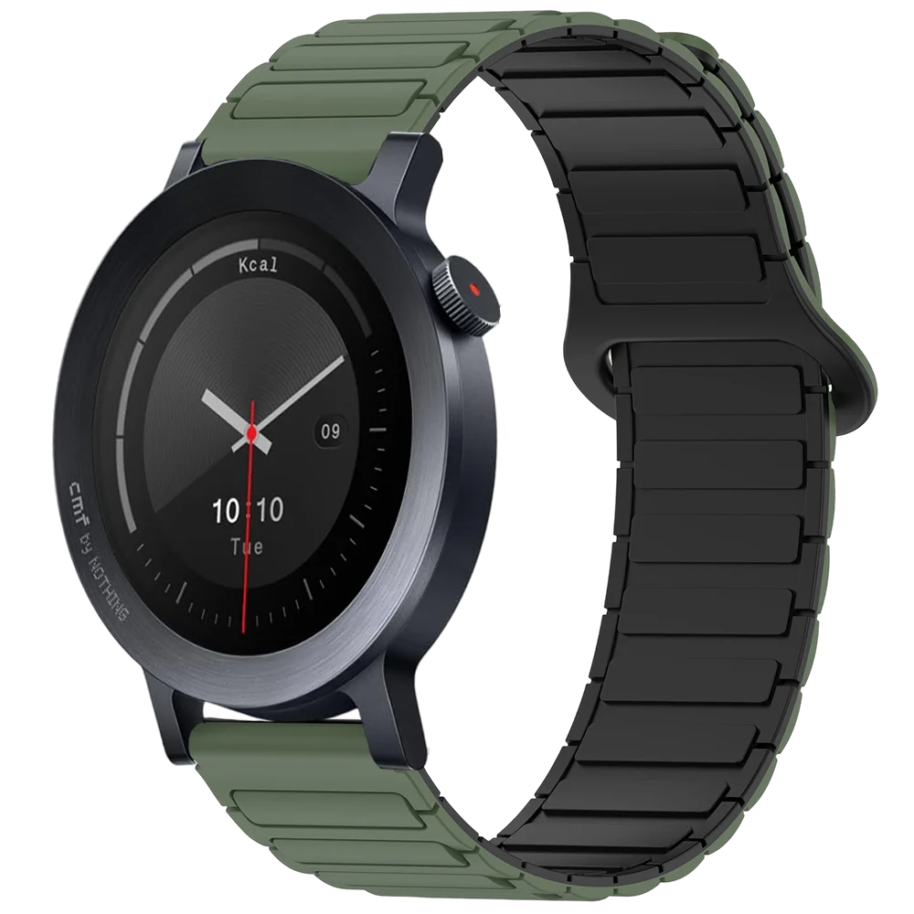 Magnetic Silicone Strap for CMF Watch 3 Pro 22mm Universal Band for CMF Watch Pro 2 /Pro Men Women Watchband Correas Bracelet
