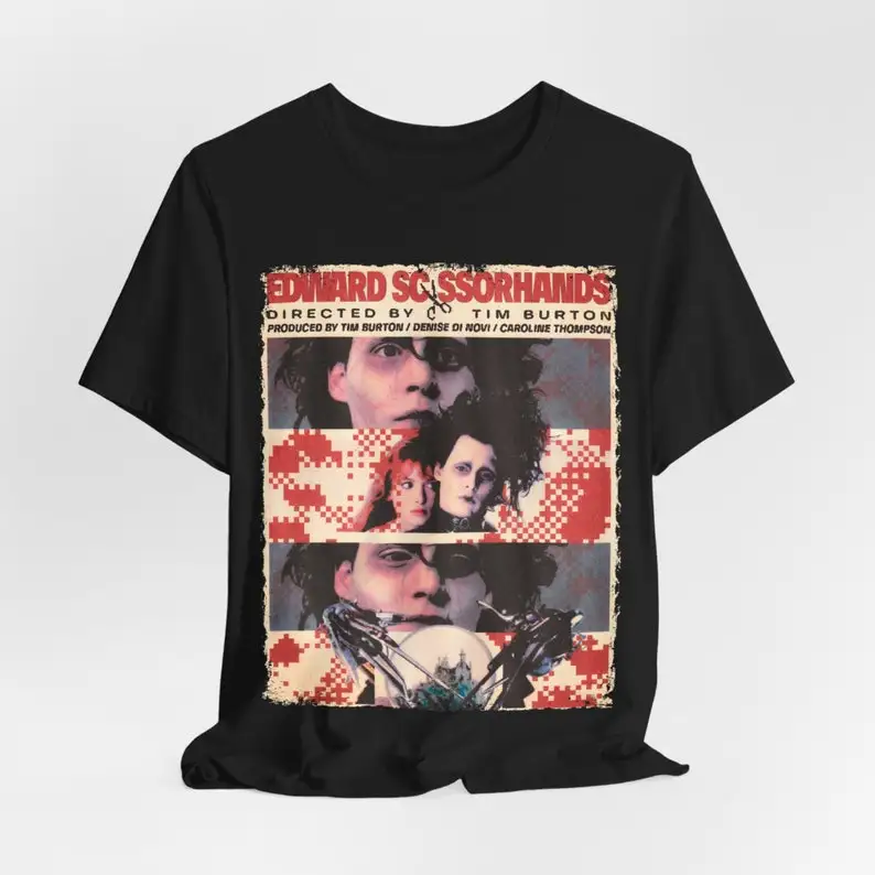 Aesthetic Edward Scissorhands Vintage Movie Streetwear Unisex Classic Graphic Unisex Short Sleeve T-Shirt