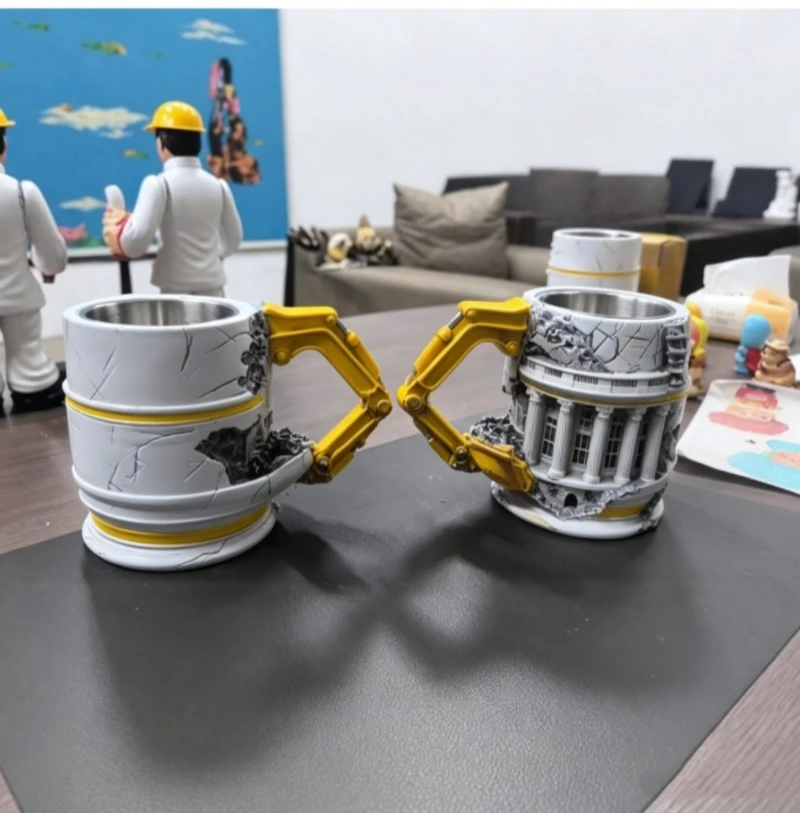 3D Excavator Breaking Building - đánh giá và giá Coffee Tea Break