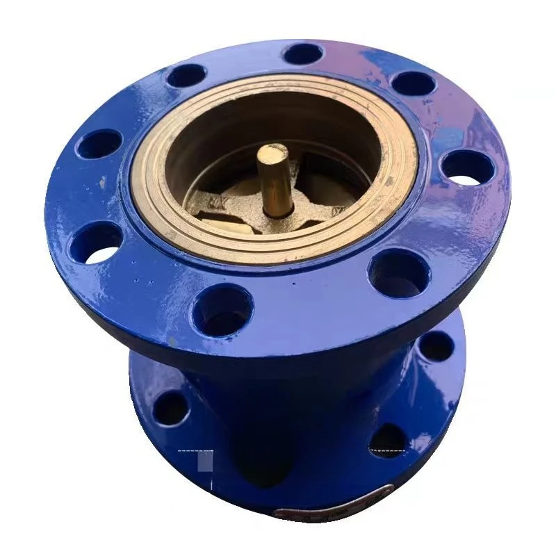 Valve Carbon steel welded water pipe water pump flange one-way muffler check valve H41X-16