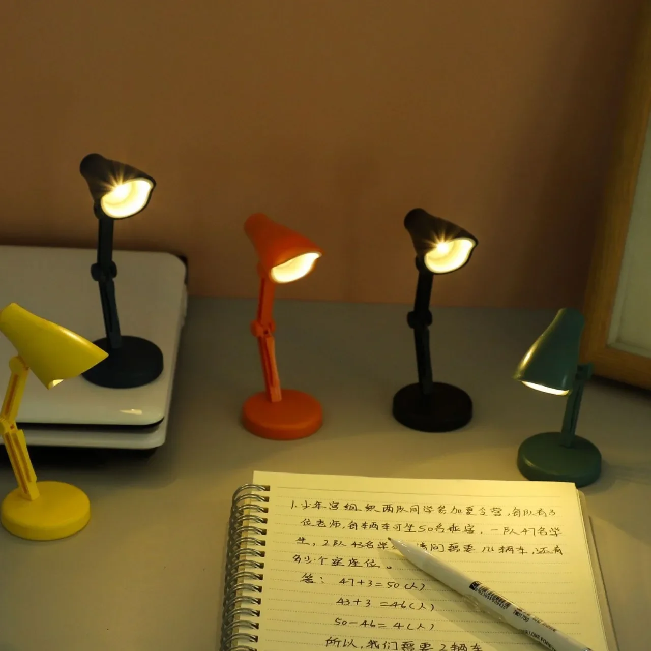 

Mini Book Light with Clip LED Table Lamp Foldable Night Home Room Computer Night Lights Eye Travel Book Light Home Appliance