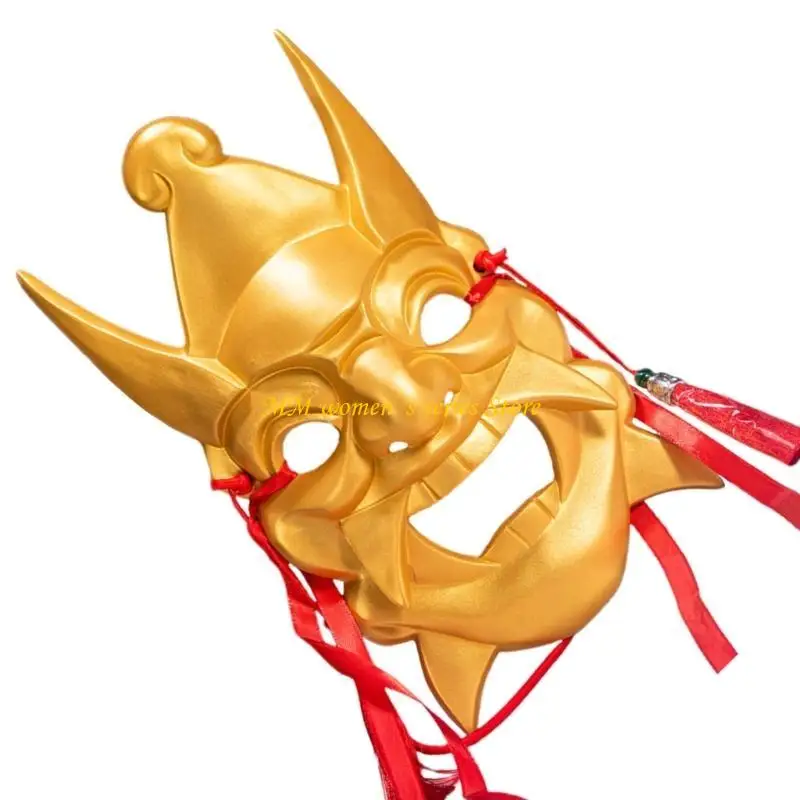 Q39C Ręcznie malowana maska Halloweenowa maska maskarada maska maska na Halloween Akcesoria dla mężczyzn kobiety