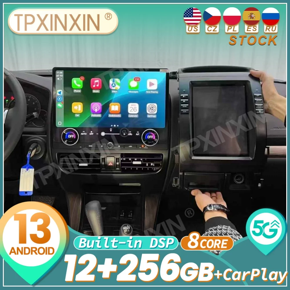 

Qualcomm For Toyota Land Cruiser Prado 120 2002~2009 Android Car Radio Automotive Multimedia Player GPS Navigation Head Unit