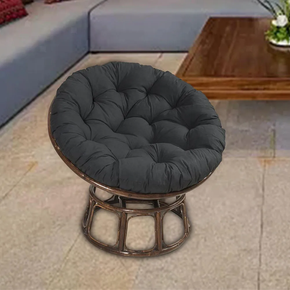Waterproof Chair Rocking Chair Hanging Basket Chair  Papaya Chair Round Cushion 60x60Cm Home Textile Accessories