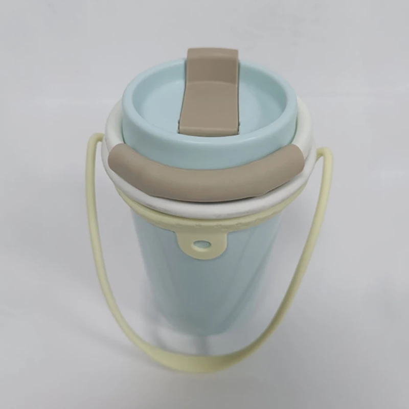 Silicone Water Bottle Handle Portable Leakproof Cup Rope Part Silicone Texture New Dropship