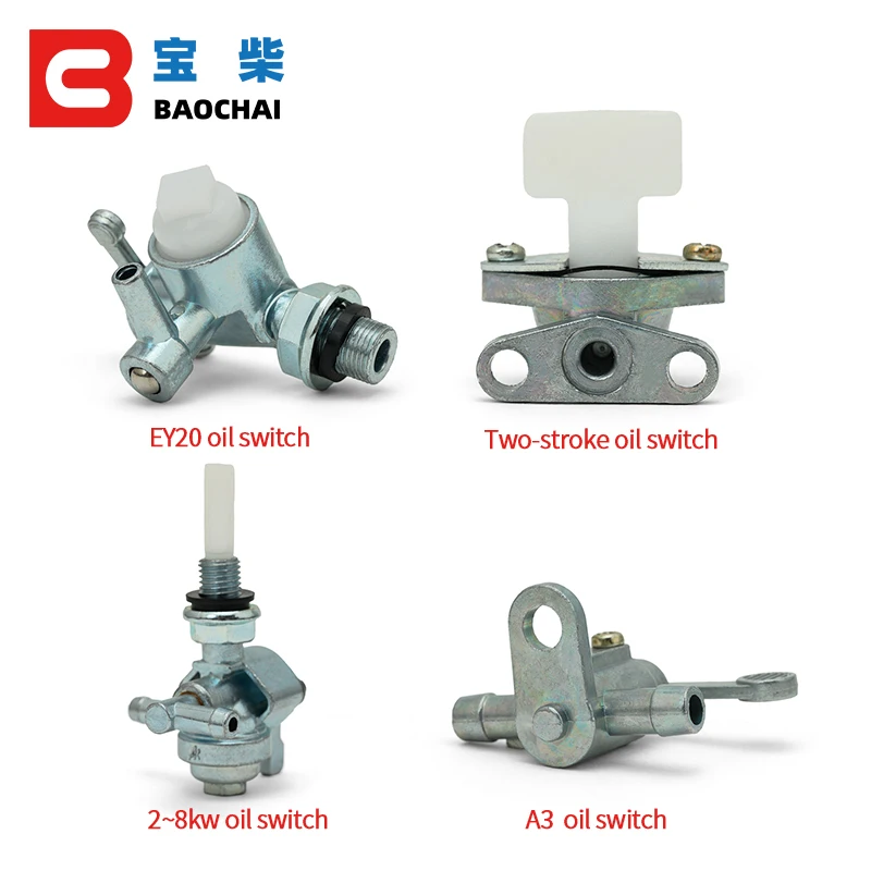 Gas oline Generator Accessories Et950 168f 170f 188f 190f 2kw 6.5kw Motorcycle Fuel Tank Switch Control tap