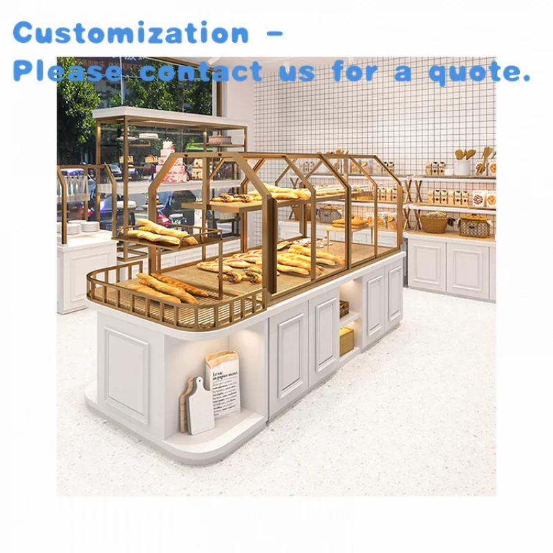 custom.Kainice Cake Displays Bakery Display Cabinet Custom Size Countertop Bakery Display Bread Store Bakery
