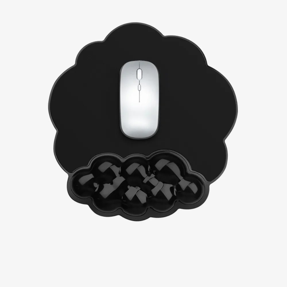 

Gradient Wrist Rest Mouse Pad Cloud Shape Transparent Silicone Wrist Support Non-Slip Ergonomic Keyboard Wrist Pad Office