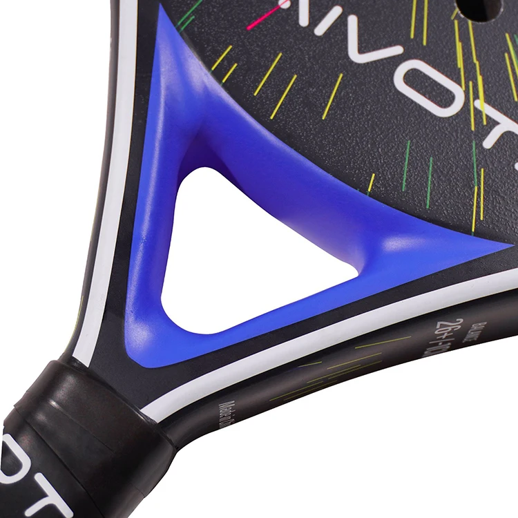 3D Texture Carbon fiber material 12K padel racket, high friction spin surface, outstanding performance specially crafted for adv