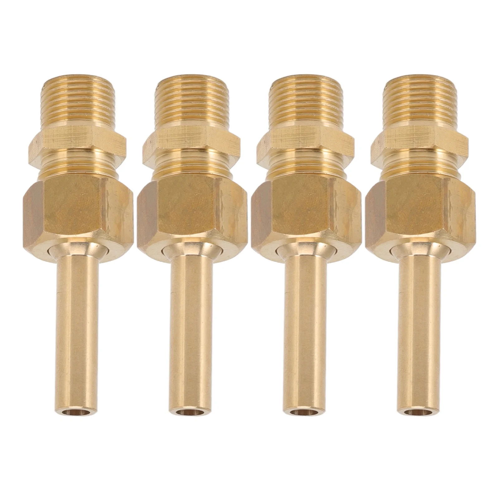4 PCS Water Fountain Nozzles Pure Copper Large Hexagonal Direct Jet Nozzle Waterscape Single Nozzle Male Thread G3/8
