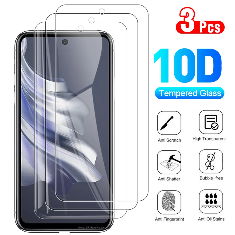 3pcs tempered glass For Tecno Spark 20 Pro Full cover Anti-Scratch screen protector Spark20 20C transparent protective glass