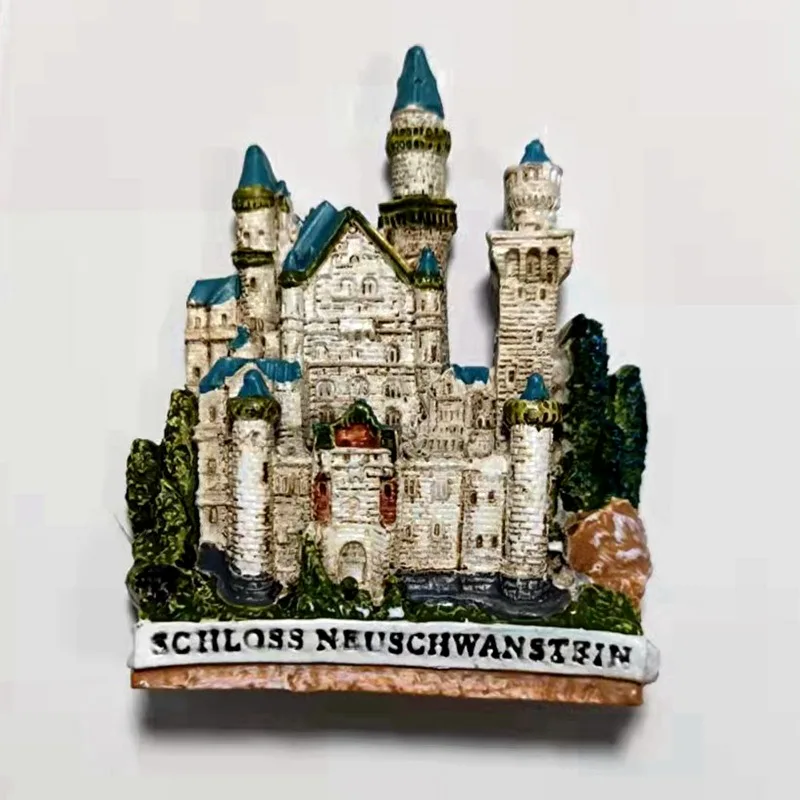 Creative Vintage Germany Souvenir Fridge Magnets Various Landmarks Munich Europe Tourist Home Decoration Travel Souvenir Gifts