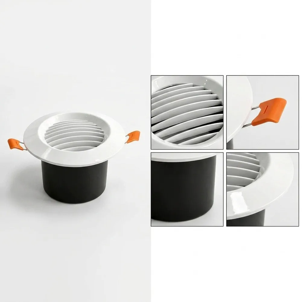 Round Vent for Fresh Air Systems Featuring ABS Construction to Maintain Consistent Air Exchange Performance Over Time